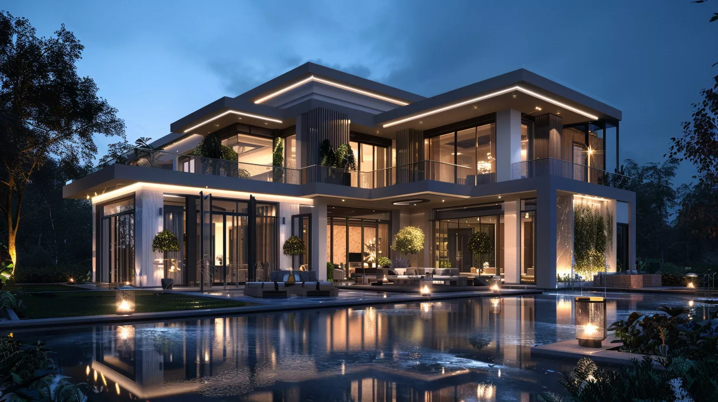 إضاءة ليلية – Night Exterior Lighting إضاءة ليلية – Night Exterior Lighting